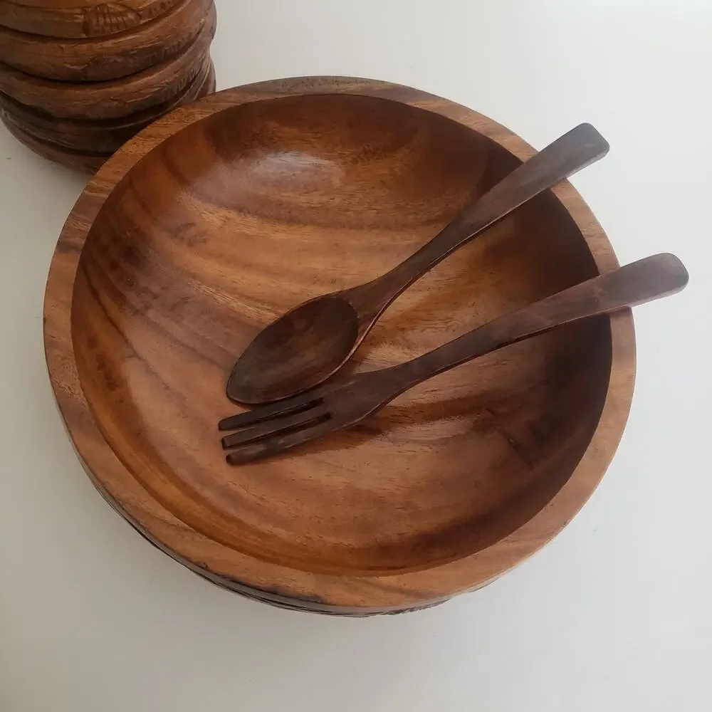 Wooden vtg hand